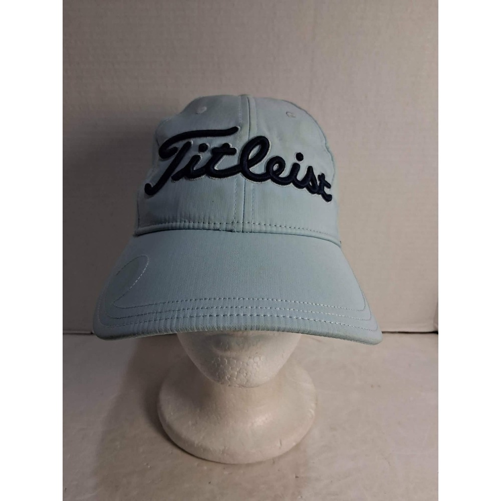 Titleist Pro V1 Golf Cap Hat Light Blue FJ Logo Adjustable Strap‎